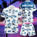 Busch Light Hawaiian And Shorts Button Up Mens Beer - Adult & Kids T-Shirts, Sweatshirts & Hoodies apparel design preview 1