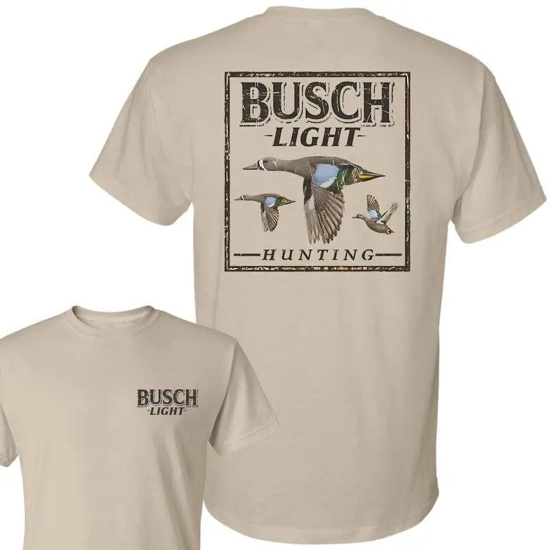 Busch Light Hunting Camo Duck Full Color Menswear Top - Adult & Kids T-Shirts, Sweatshirts & Hoodies apparel design preview 1