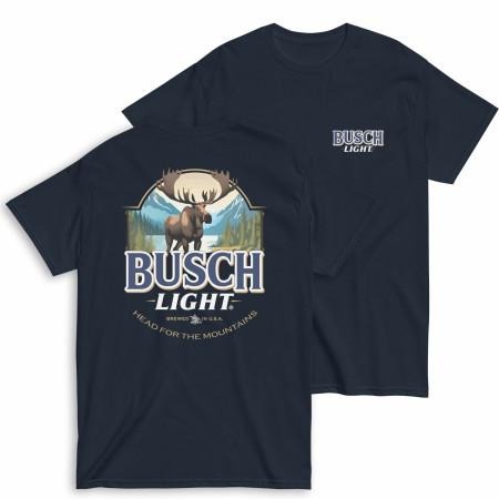 Busch Light Moose Head Mountains - Adult & Kids T-Shirts, Sweatshirts & Hoodies apparel design preview 1