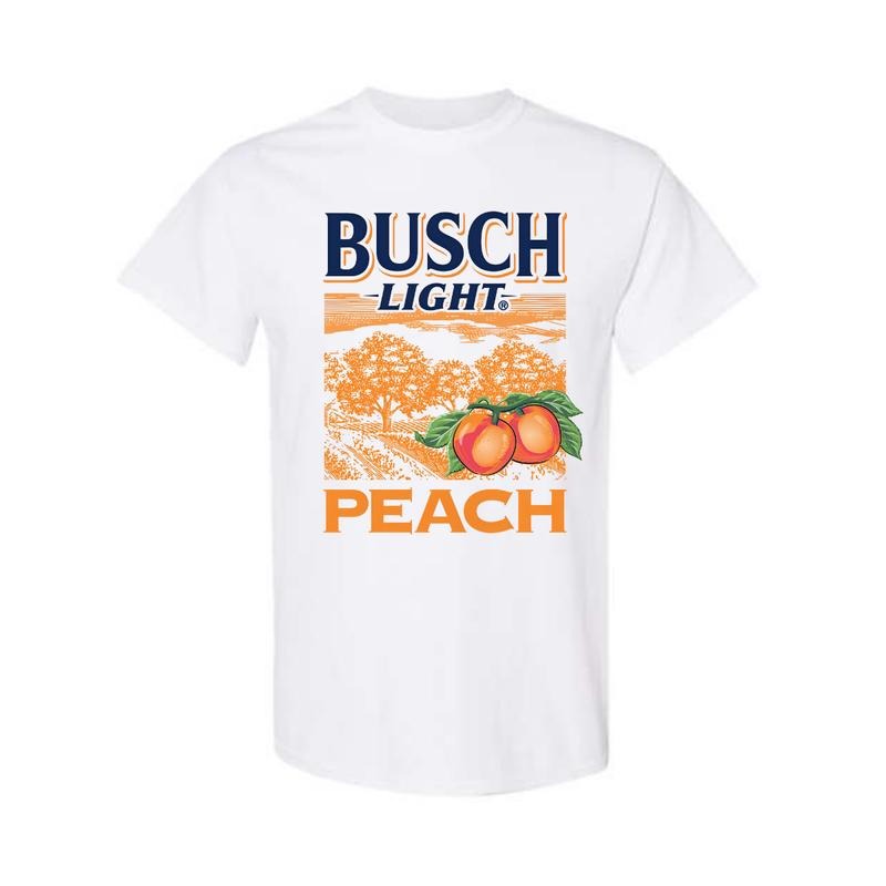 Busch Light Peach Scenic Full Color - Adult & Kids T-Shirts, Sweatshirts & Hoodies apparel design preview 1