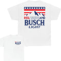 Busch Light Red White Flag America - Adult & Kids T-Shirts, Sweatshirts & Hoodies apparel design preview 1