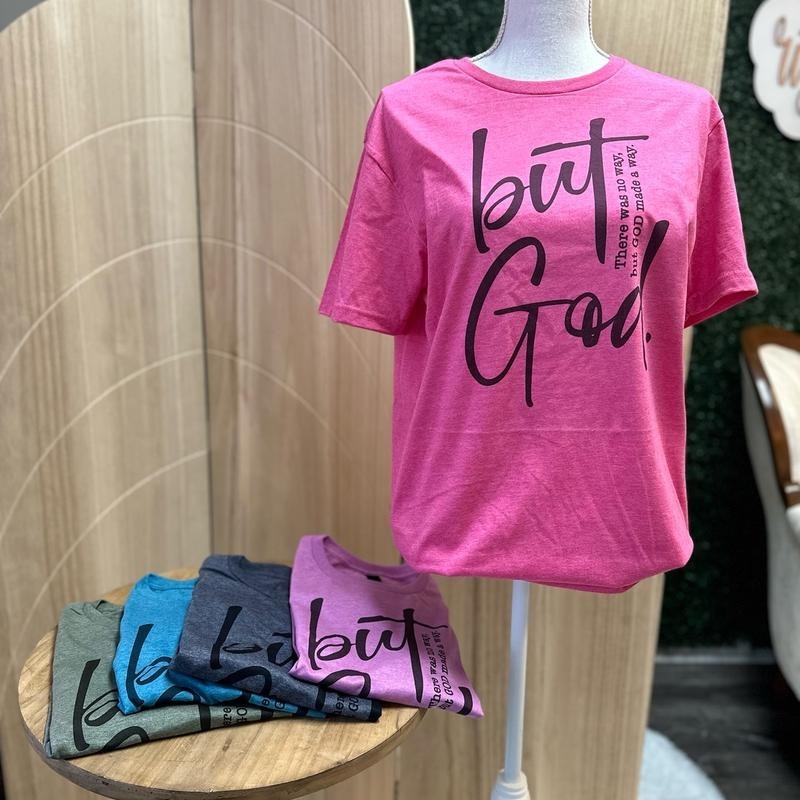 But God Christian There Was No Way Made Bright Color - Adult & Kids T-Shirts, Sweatshirts & Hoodies apparel design preview 1