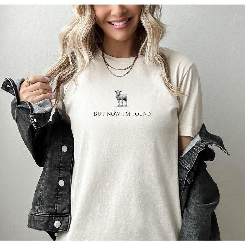 But Now I'M Found Christian Retro Jesus - Adult & Kids T-Shirts, Sweatshirts & Hoodies apparel design preview 1