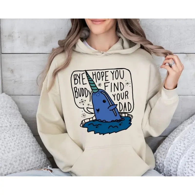 Bye Buddy Hope You Find Your Dad Movie - Adult & Kids T-Shirts, Sweatshirts & Hoodies apparel design preview 1