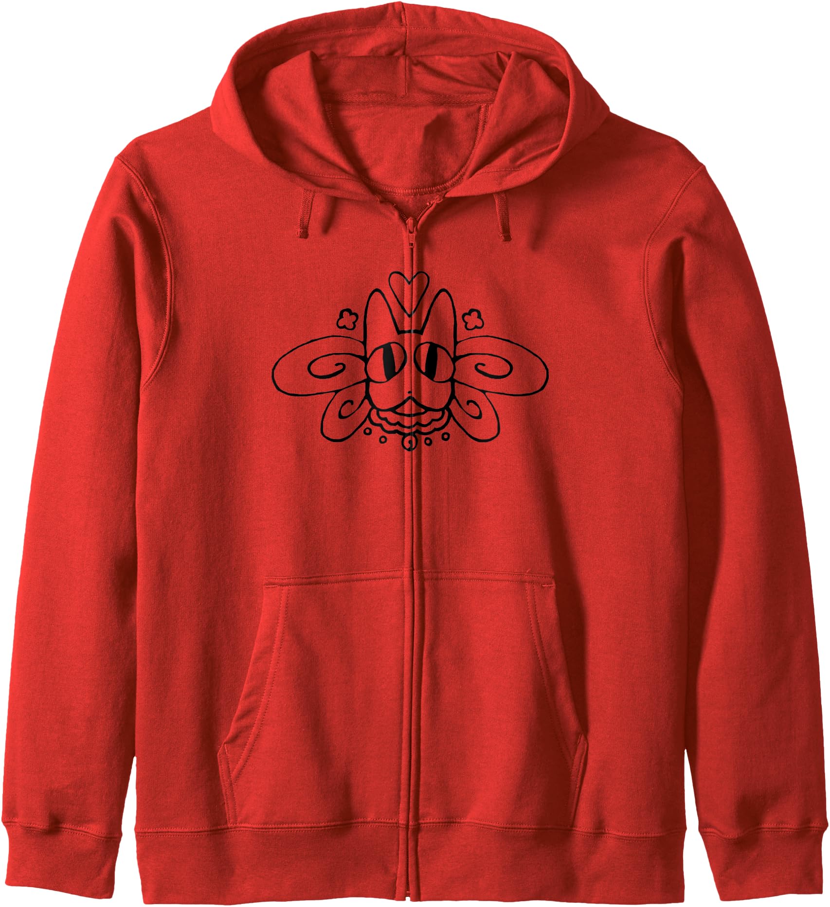 Handcrafted Kitty Cat Fairy Wings Hoodie - Unique Graphic for Adults - T-Shirt, Sweatshirt, Hoodie