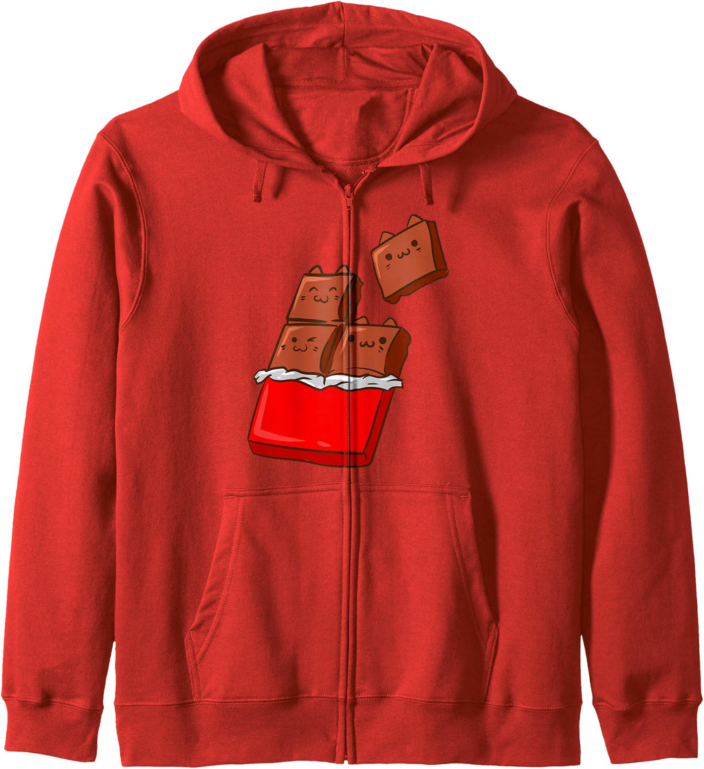 Milk Chocolate Bar Cats Kitten Sweatshirt - Novelty Apparel for Adults - T-Shirt, Sweatshirt, Hoodie