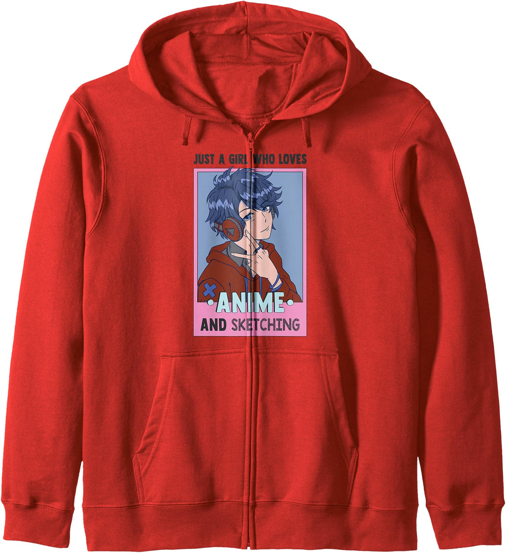 Authentic Otaku Anime Just Who Sweatshirt - Aesthetic Graphic for Adults - T-Shirt, Sweatshirt, Hoodie