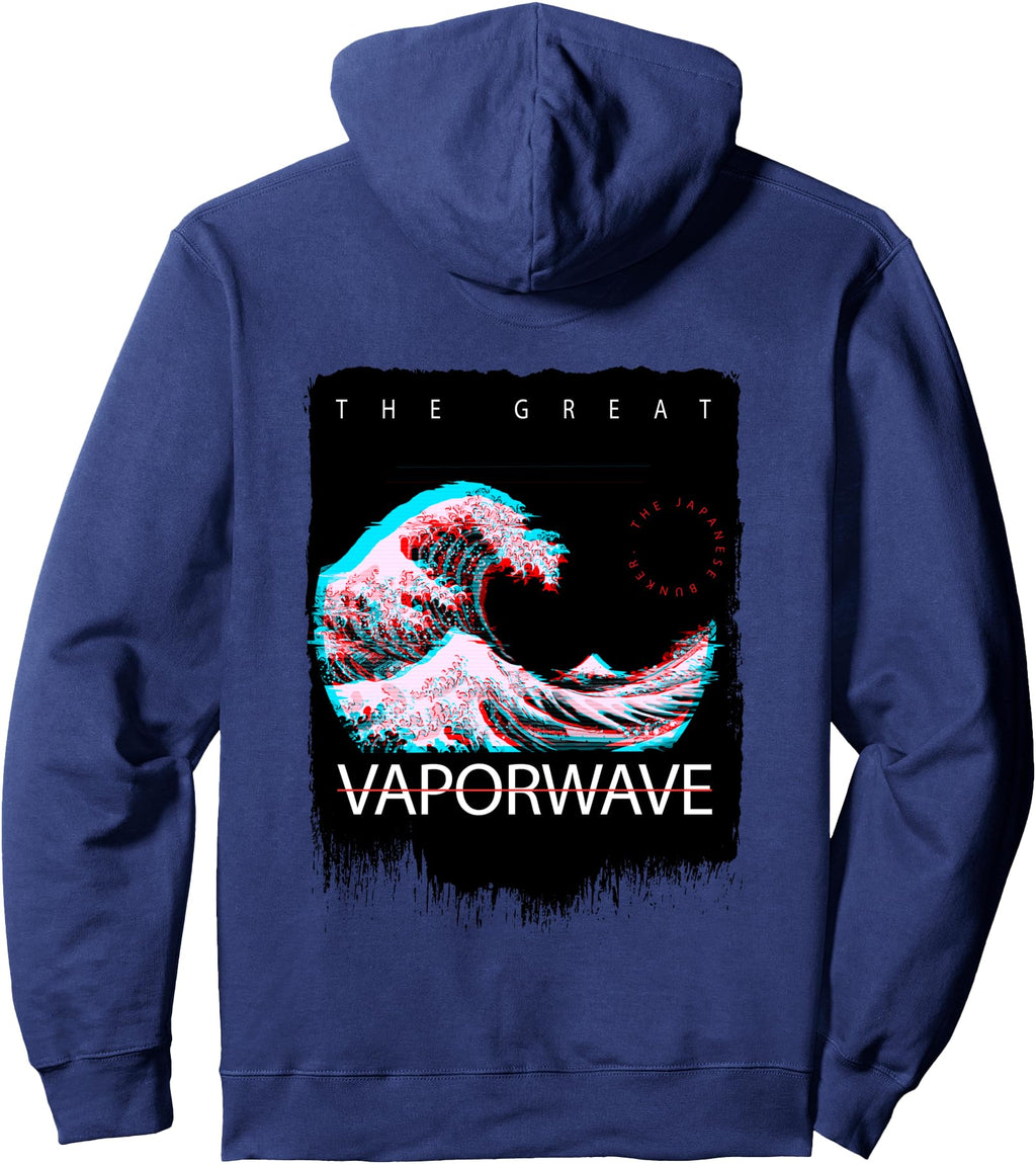 Original Great Wave Aesthetic Vaporwave T-Shirt - Unique Graphic Men Women - T-Shirt, Sweatshirt, Hoodie