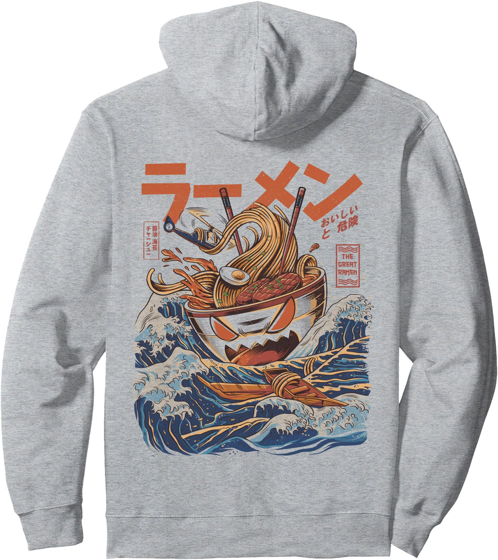 Authentic Great Ramen Kanagawa Japan Sweatshirt - Trendy Graphic Unisex - T-Shirt, Sweatshirt, Hoodie