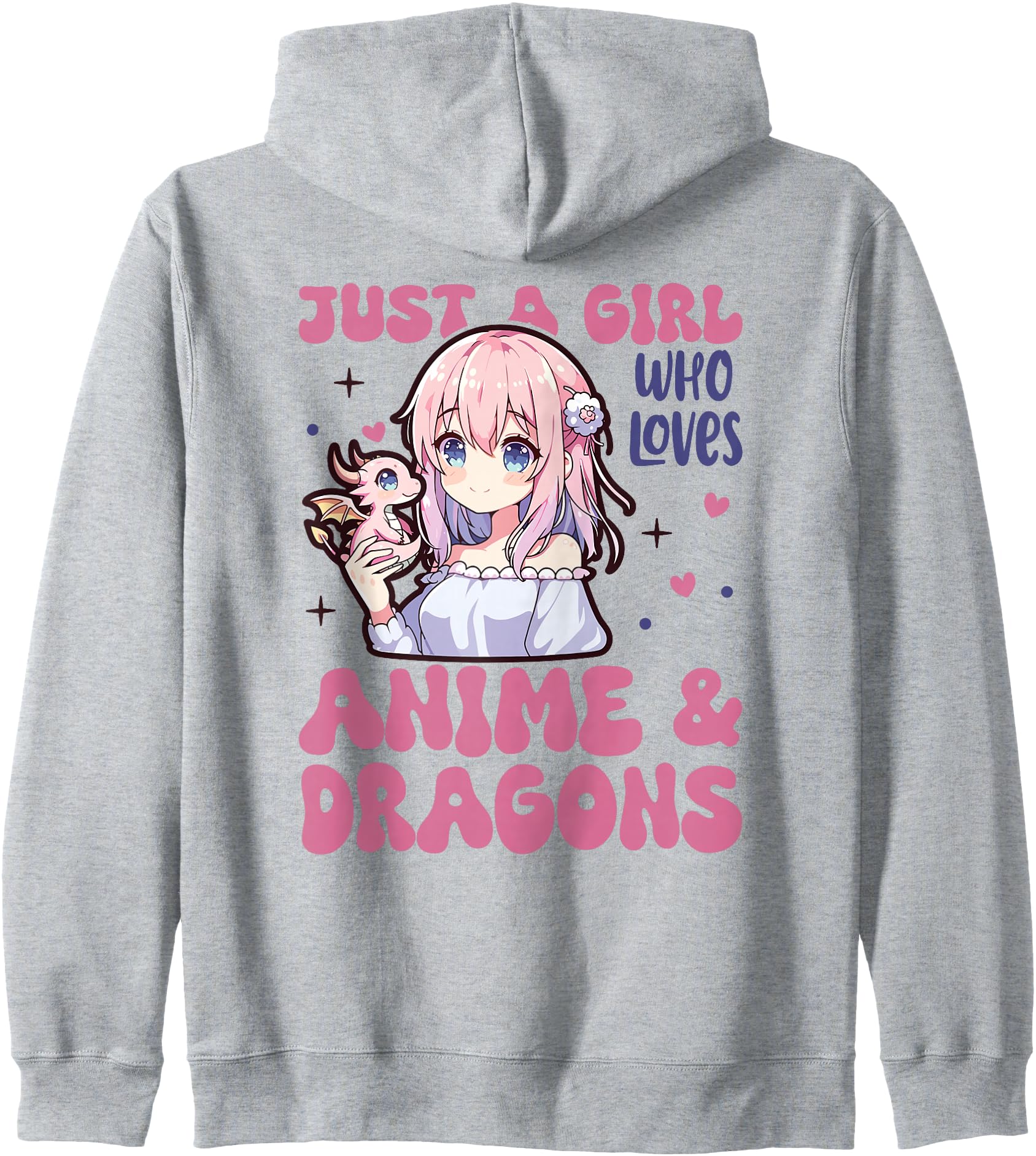 Exclusive Anime Kawaii Dragon Anime Rare Hoodie - Unique Graphic Men Women - T-Shirt, Sweatshirt, Hoodie