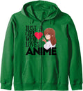 Exclusive Just Who Loves Anime Anime Sweatshirt - Custom Art Print Unisex - T-Shirt, Sweatshirt, Hoodie