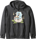 Original Dinosaur Triceratops Kawaii Hoodie - Streetwear Style Unisex - T-Shirt, Sweatshirt, Hoodie