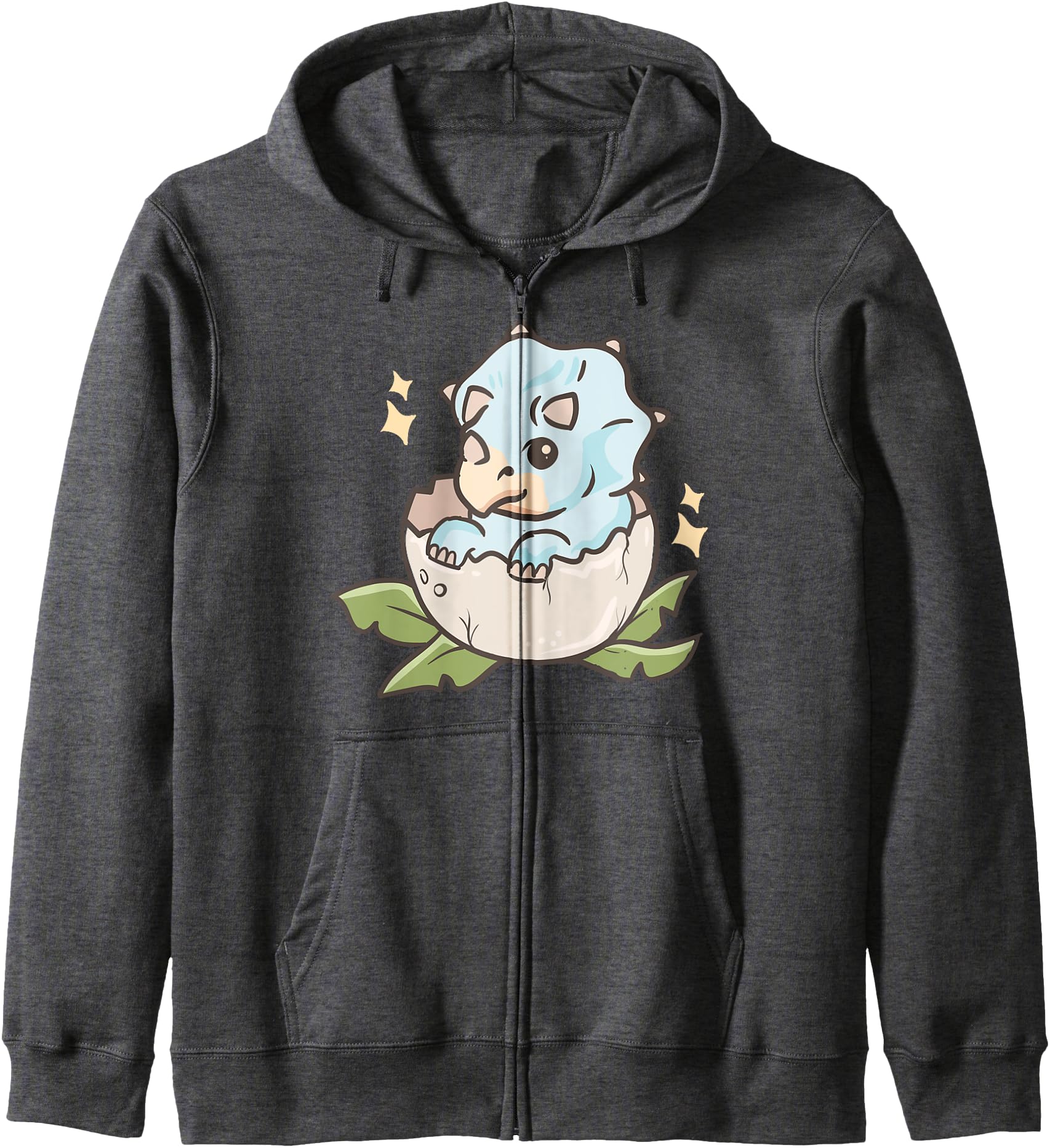 Original Dinosaur Triceratops Kawaii Hoodie - Streetwear Style Unisex - T-Shirt, Sweatshirt, Hoodie