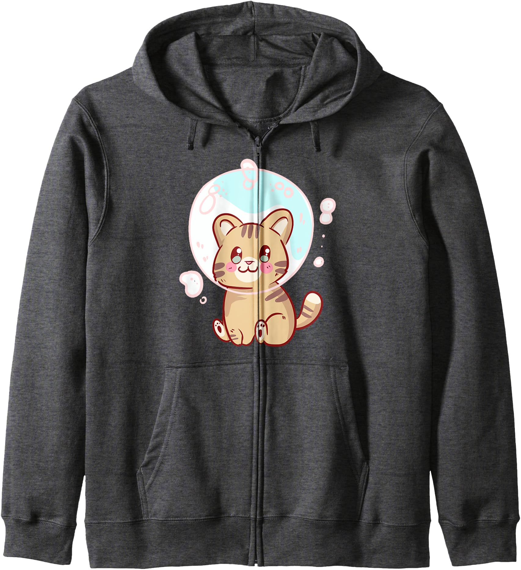 Authentic Cat Kitten Soap Bubble Sweatshirt - Streetwear Style for Adults - T-Shirt, Sweatshirt, Hoodie