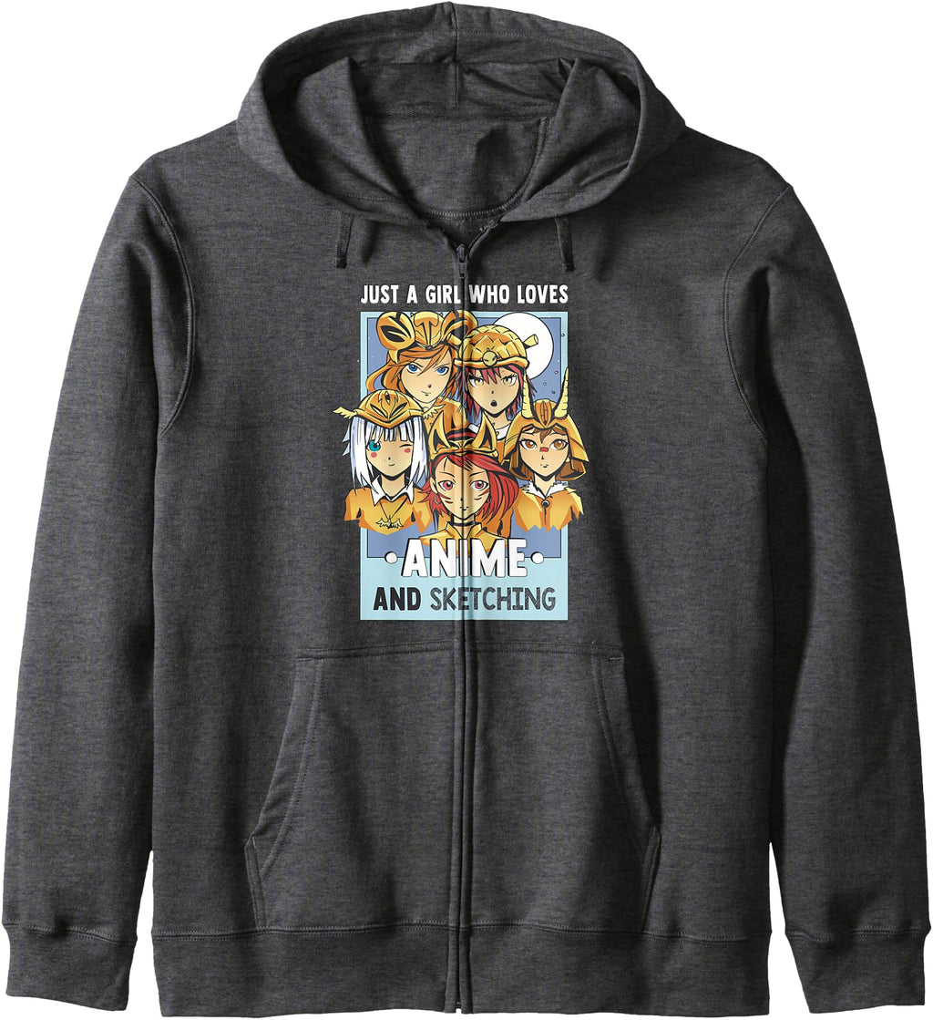 Authentic Otaku Anime Just Who Loves Hoodie - Unique Graphic Men Women - T-Shirt, Sweatshirt, Hoodie