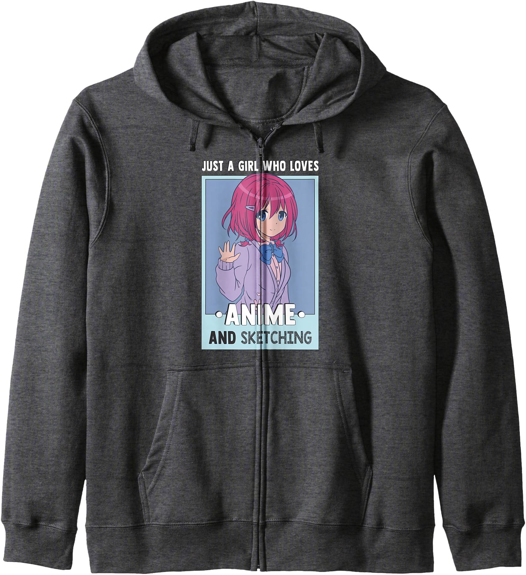 Handcrafted Otaku Anime Just Who T-Shirt - Streetwear Style for Adults - T-Shirt, Sweatshirt, Hoodie