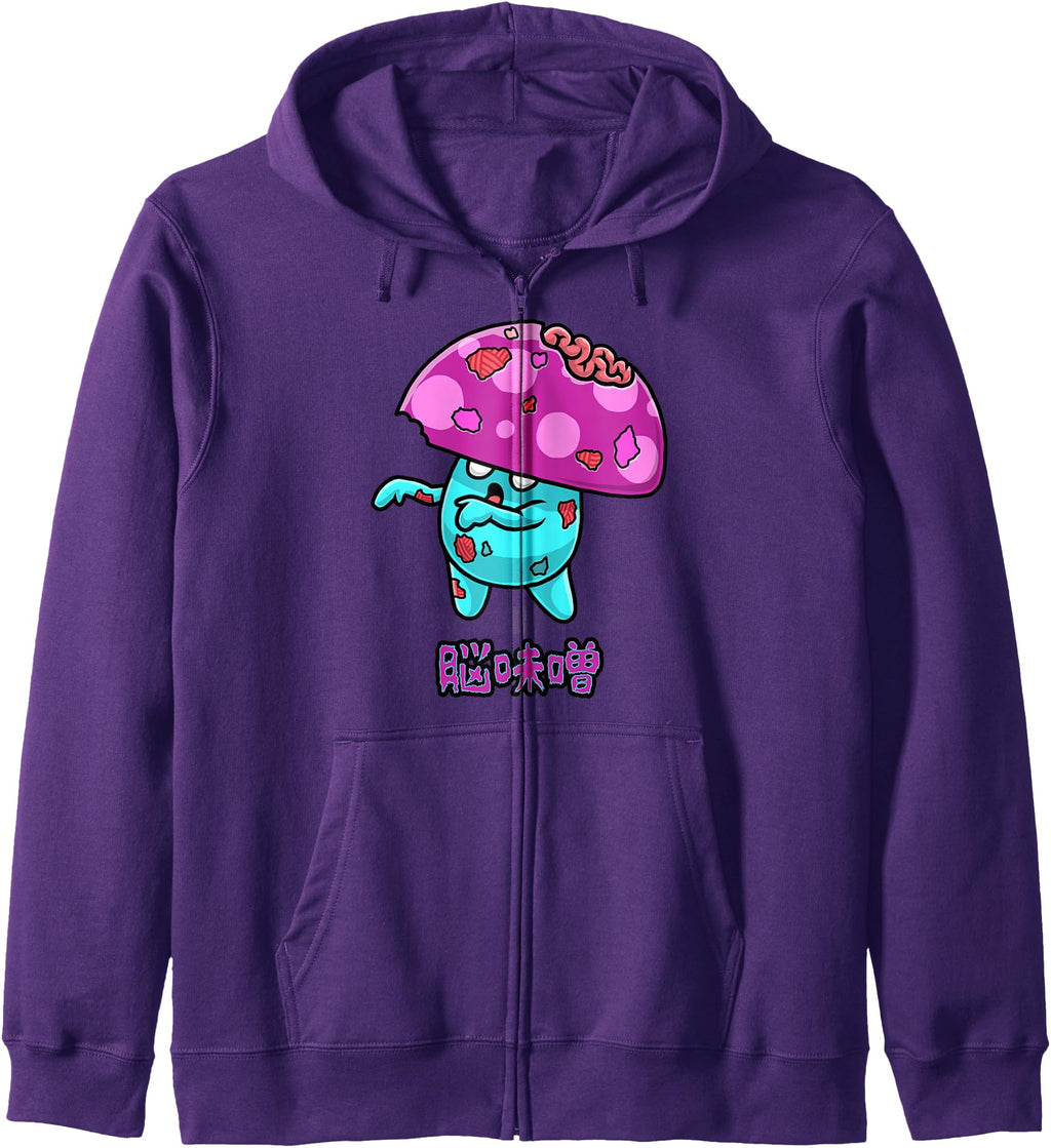 Scary Kawaii Zombie Mushroom Sweatshirt - Aesthetic Graphic for Adults - T-Shirt, Sweatshirt, Hoodie