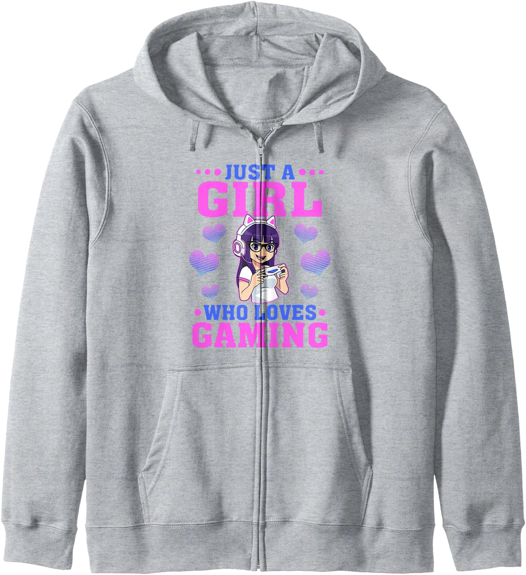 Original Just Who Loves Gaming Video Hoodie - Minimalist Print for Adults - T-Shirt, Sweatshirt, Hoodie