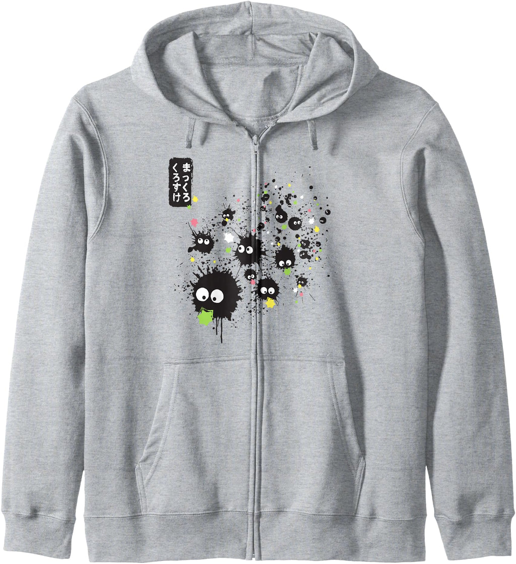 Authentic Susuwatari Colors Green Sweatshirt - Custom Art Print for Adults - T-Shirt, Sweatshirt, Hoodie