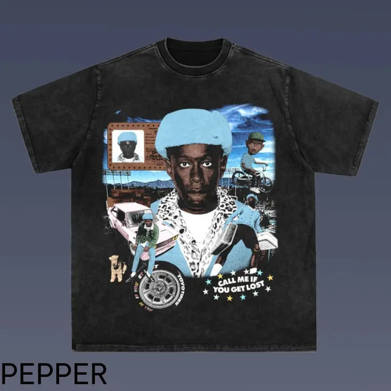 CALL ME WHEN YOU GET LOST Tyler Creator 4.4 Printed - Adult & Kids T-Shirts, Sweatshirts & Hoodies apparel design preview 1