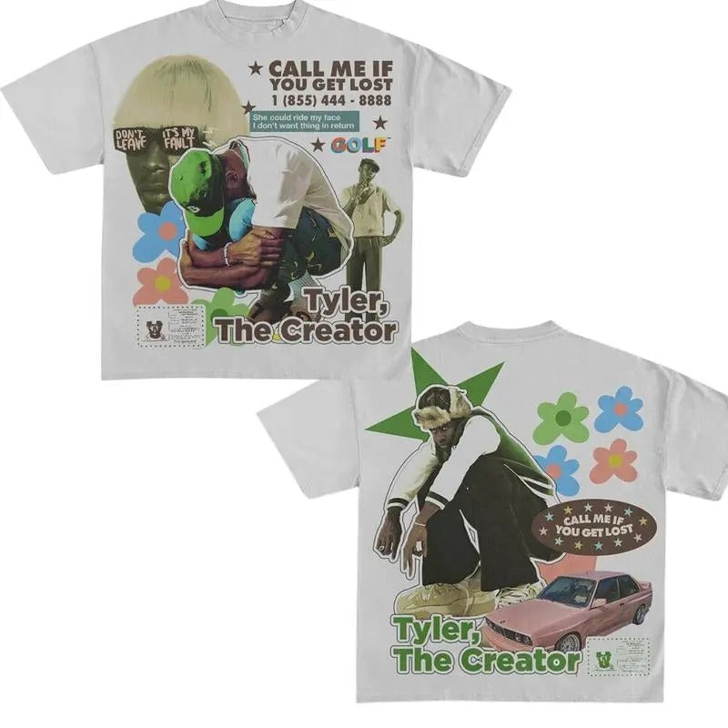 CALL ME WHEN YOU GET LOST Vintage - Adult & Kids T-Shirts, Sweatshirts & Hoodies apparel design preview 1