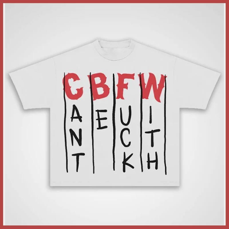 CBFW Print Cotton Casual Y2k Streetwear Top - Adult & Kids T-Shirts, Sweatshirts & Hoodies apparel design preview 1