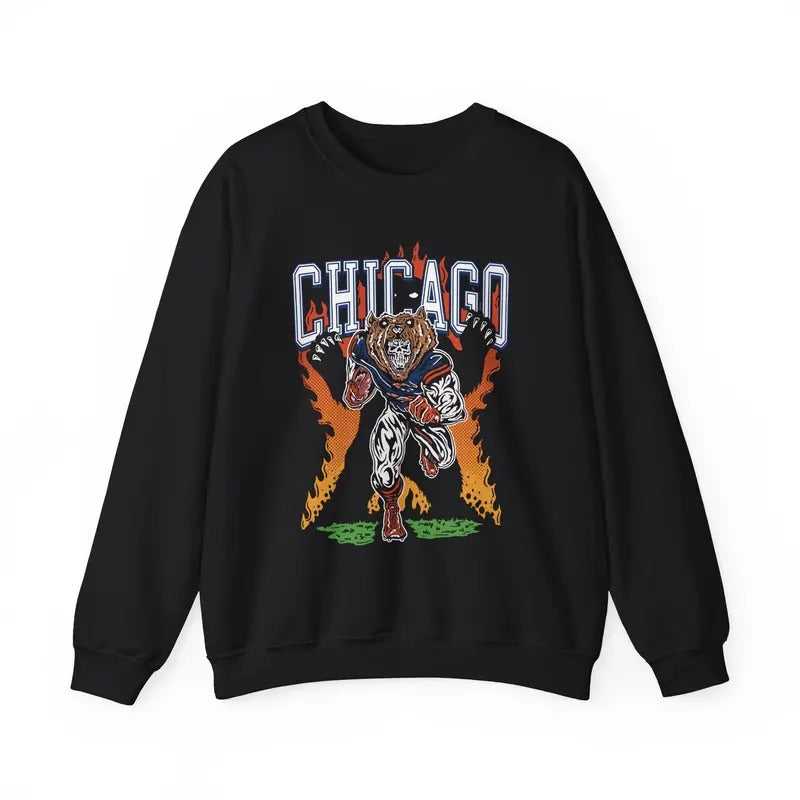 CHICAGO FOOTBALL WL - Adult & Kids T-Shirts, Sweatshirts & Hoodies apparel design preview 1