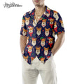 Christmas Corgis Pattern Funny Corgi Dog Hawaiian - Adult & Kids T-Shirts, Sweatshirts & Hoodies apparel design preview 1