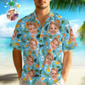 Custom Face Hawaiian Personalized Tropical Photo for - Adult & Kids T-Shirts, Sweatshirts & Hoodies apparel design preview 1
