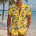 Custom Hawaiian Face Tropical Plants Flamingos Aloha - Adult & Kids T-Shirts, Sweatshirts & Hoodies apparel design preview 1