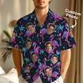 Custom Face Hawaiian Personalized Summer for Him - Adult & Kids T-Shirts, Sweatshirts & Hoodies apparel design preview 1