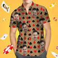 33% OFF Custom Face Hawaiian Personalized Poker Gift - Adult & Kids T-Shirts, Sweatshirts & Hoodies apparel design preview 1