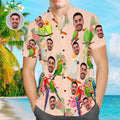 Custom Face Hawaiian Funny Parrot Tropical Style Gift - Adult & Kids T-Shirts, Sweatshirts & Hoodies apparel design preview 1