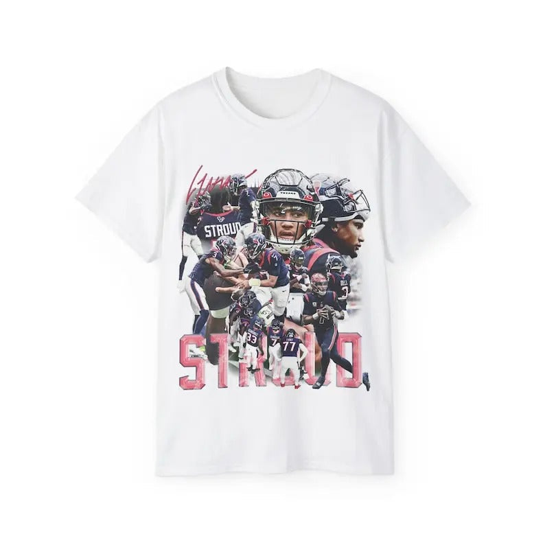 CJ Stroud Basketball Oversize Vintage Him - Adult & Kids T-Shirts, Sweatshirts & Hoodies apparel design preview 1