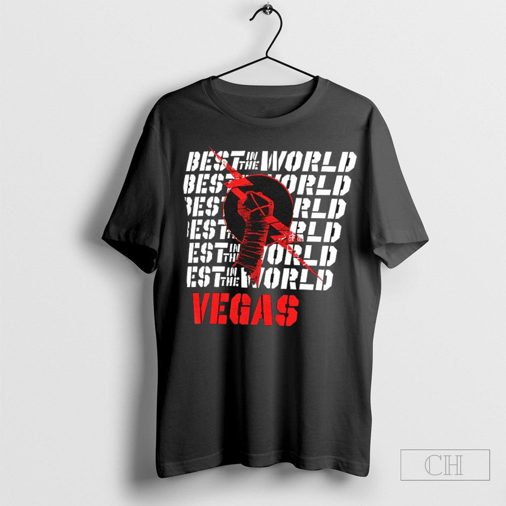 Cm Punk Best In The World Vegas - Adult & Kids T-Shirts, Sweatshirts & Hoodies apparel design preview 1
