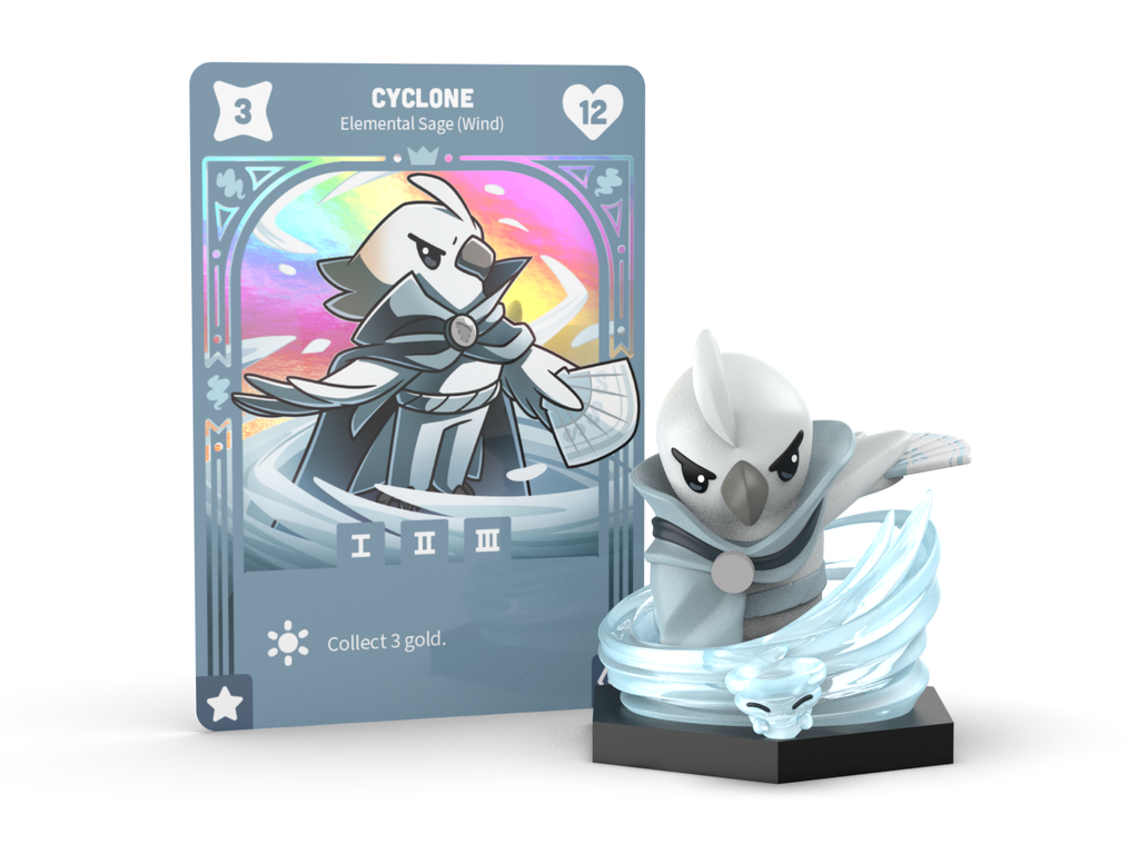 Command of Nature: Cyclone the Wind Sage Vinyl Figure - Adult & Kids T-Shirts, Sweatshirts & Hoodies apparel design preview 1