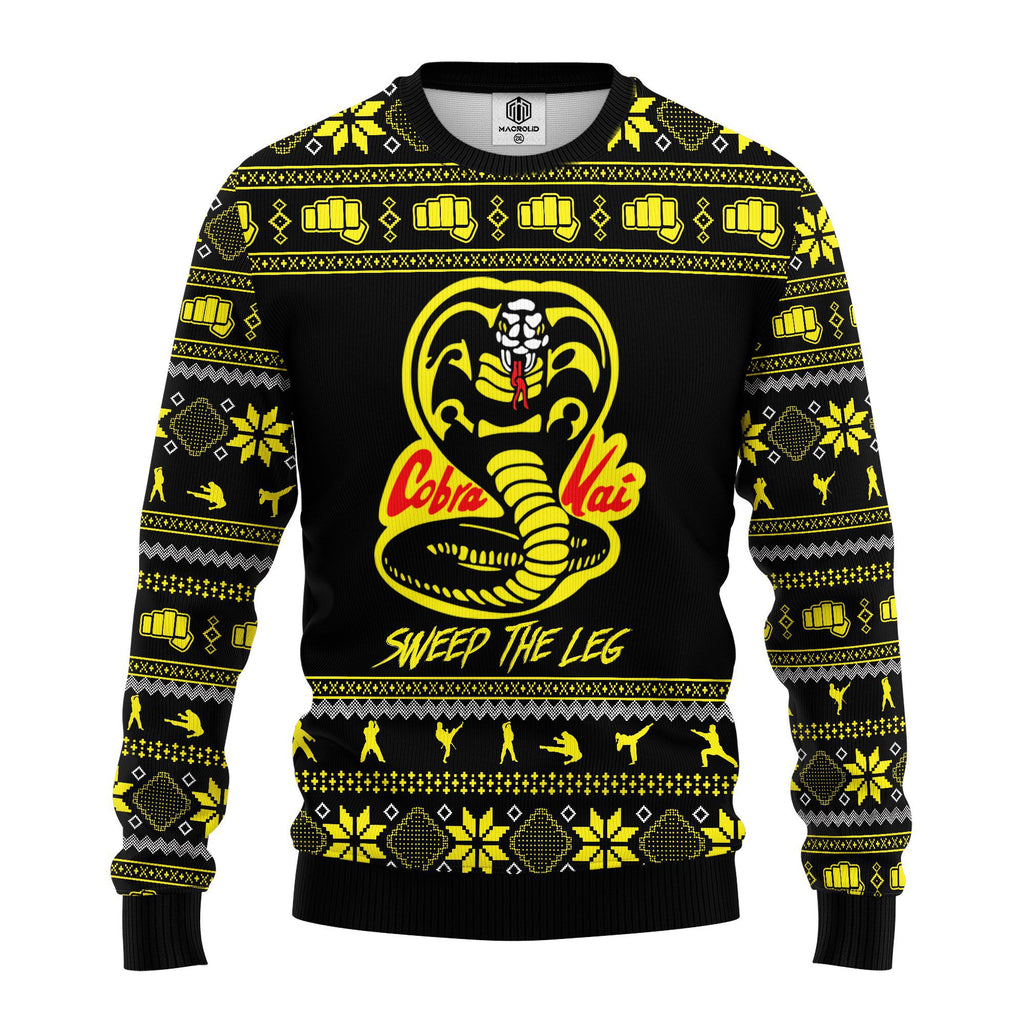 Cobra kai 3D Ugly Christmas Sweater - Holiday Gift product image