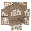 COMFORT COLORS Walk Faith Espresso Christian - Adult & Kids T-Shirts, Sweatshirts & Hoodies apparel design preview 1