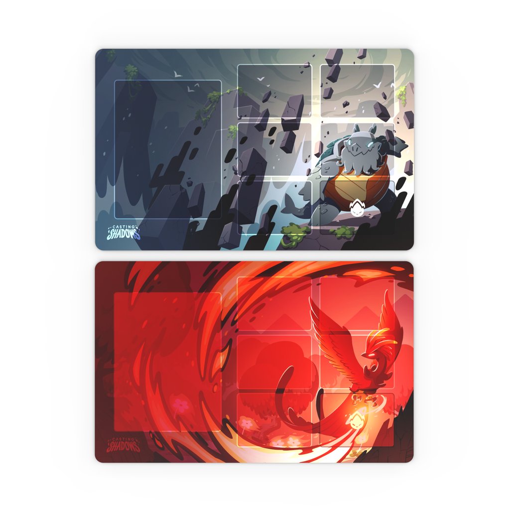 Casting Shadows: Molten Rock Expansion Play Mat Set - Adult & Kids T-Shirts, Sweatshirts & Hoodies apparel design preview 1