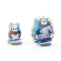 Casting Shadows: Frost Polarpaw the Merciless Standee - Adult & Kids T-Shirts, Sweatshirts & Hoodies apparel design preview 1