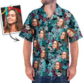 Custom Hawaiian Muti-face Summer Leaves Design - Adult & Kids T-Shirts, Sweatshirts & Hoodies apparel design preview 1