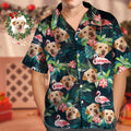 Christmas Gifts Custom Hawaiian with Face Dog Leaves - Adult & Kids T-Shirts, Sweatshirts & Hoodies apparel design preview 1