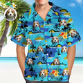 Custom Hawaiian Pet Tropical Men's For Lovers - Adult & Kids T-Shirts, Sweatshirts & Hoodies apparel design preview 1