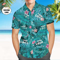 Custom Logo Hawaiian Black Cat Personalized Aloha - Adult & Kids T-Shirts, Sweatshirts & Hoodies apparel design preview 1