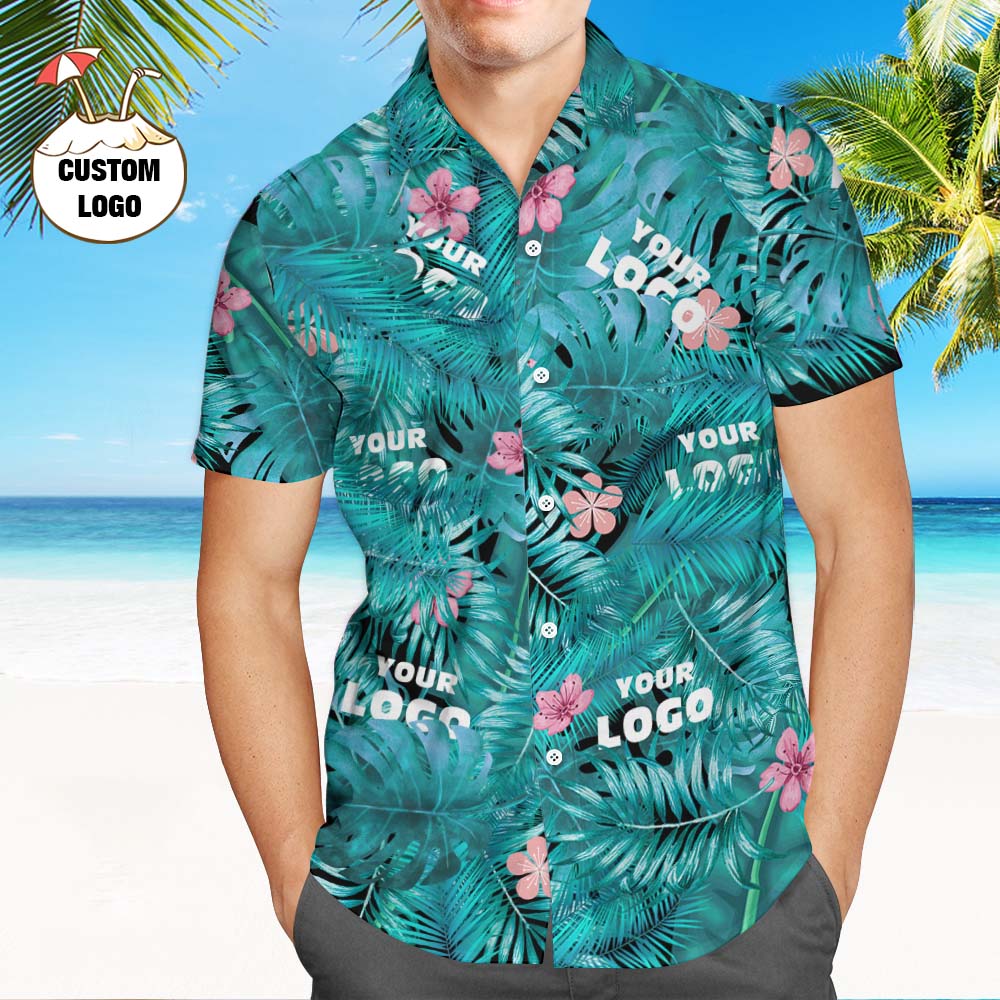 Custom Logo Hawaiian Black Cat Personalized Aloha - Adult & Kids T-Shirts, Sweatshirts & Hoodies apparel design preview 1