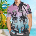 Custom Logo Hawaiian Sea and Coconut Tree Aloha Beach - Adult & Kids T-Shirts, Sweatshirts & Hoodies apparel design preview 1