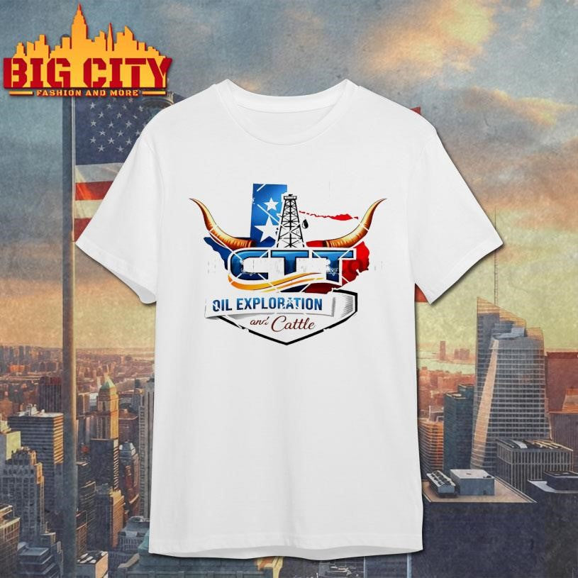CTT Oil Exploration Cattle - Adult & Kids T-Shirts, Sweatshirts & Hoodies apparel design preview 1