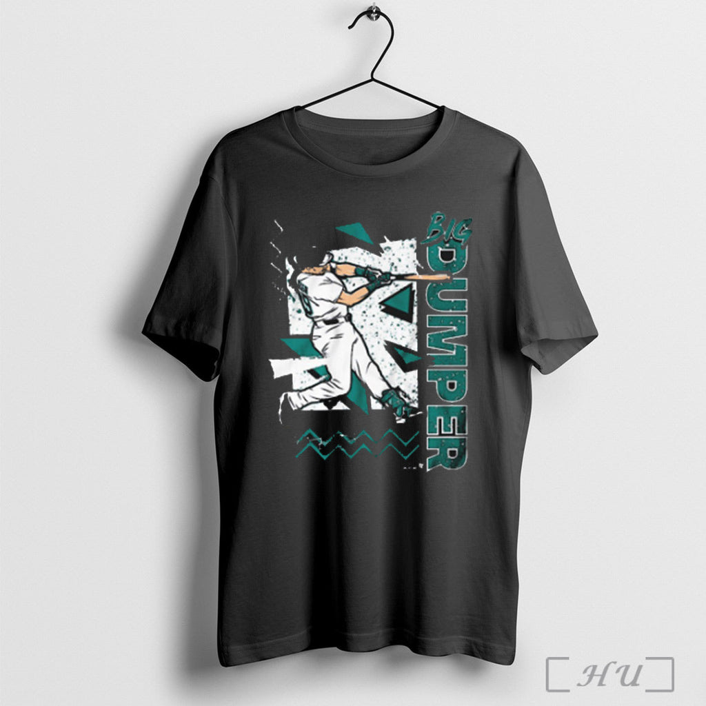 Cal Raleigh Big Dumper 90s Style Seattle Mariners Mlb - Adult & Kids T-Shirts, Sweatshirts & Hoodies apparel design preview 1