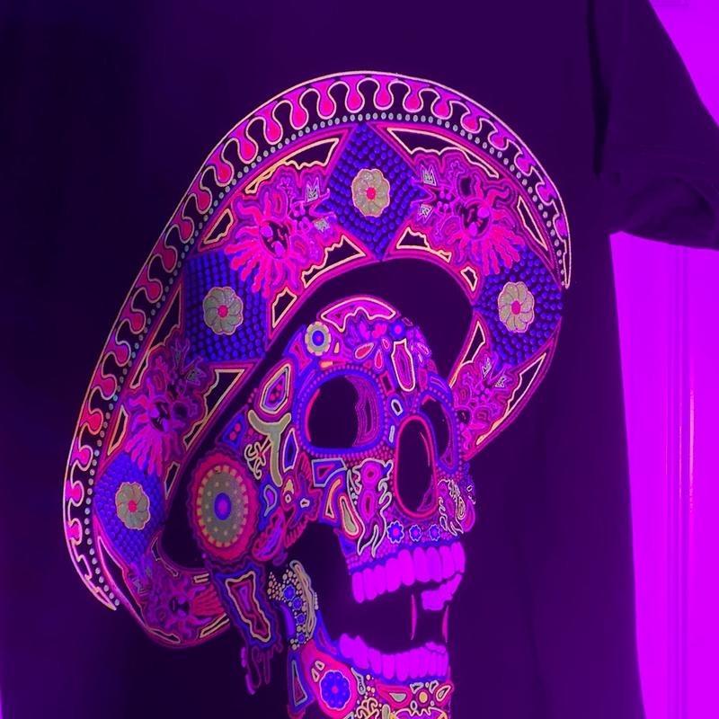 Calavera Charro Cotton - Adult & Kids T-Shirts, Sweatshirts & Hoodies apparel design preview 1