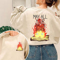 Calcifer May All Your Bacon Burn Howl'S Moving Castle - Adult & Kids T-Shirts, Sweatshirts & Hoodies apparel design preview 1